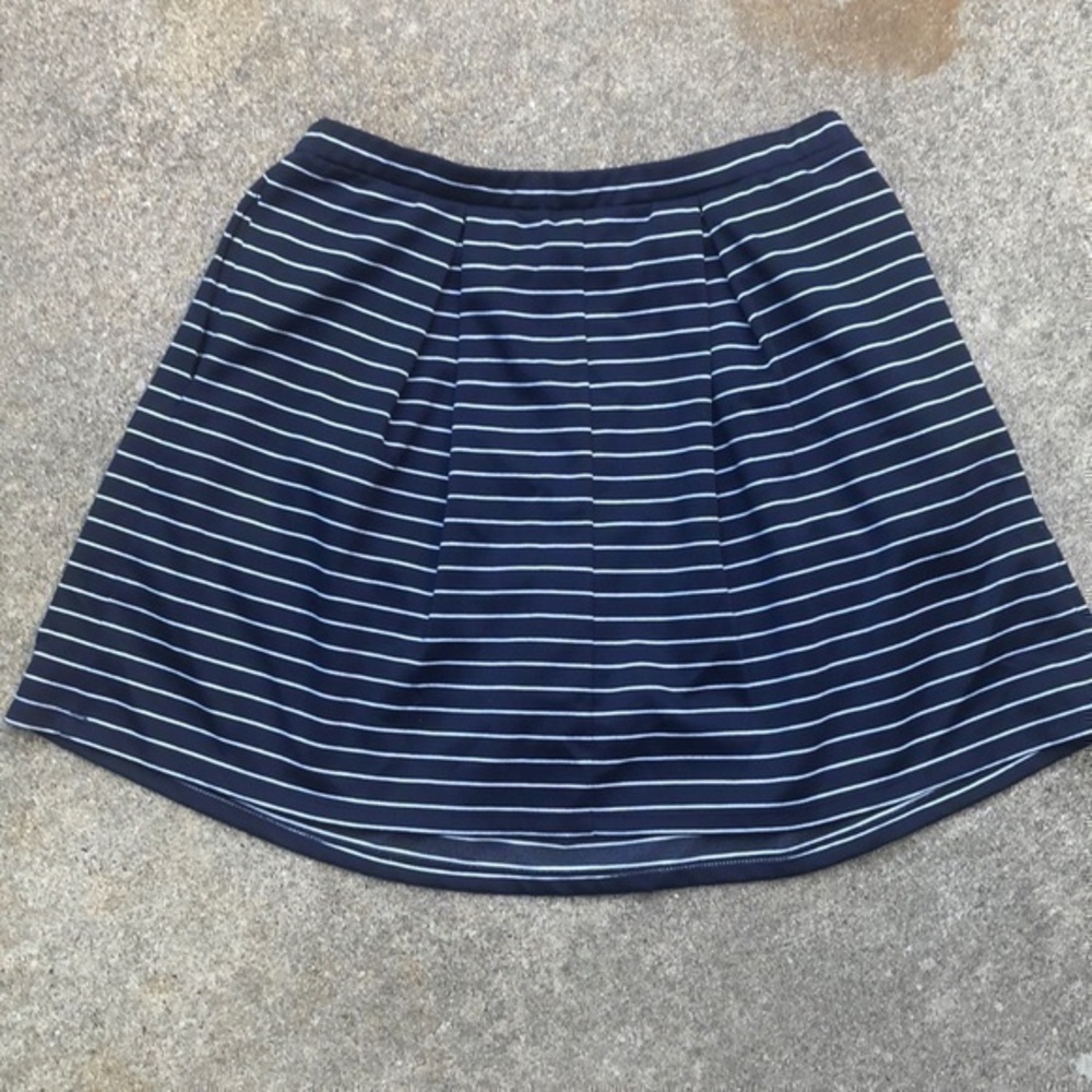 Navy and White Skirt   PM4